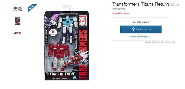 Titans Return Cloudraker And Wingspan Exclusives New Placeholder Listing On Walgreenscom (1 of 1)